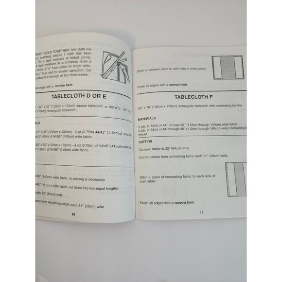 McCall's 8438 Sewing Pattern 1996 Home Decorating Dining Essentials UNCUT - Picture 5 of 9